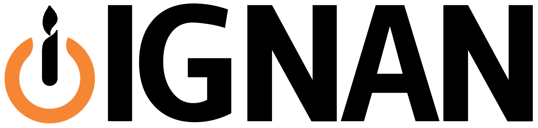 IGNAN wordmark IGNAN Audio — PNG dark
